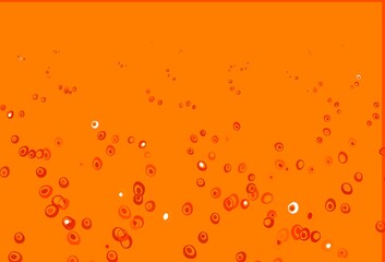 Light Orange vector backdrop with dots.