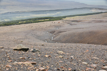 Hiking on Los Glacier national park Fitz Roy, El Chalten, Patagonia, Argentina