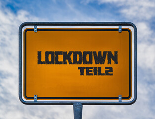 Lockdown Wegweiser