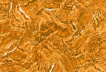 Light Orange vector background with wry lines.