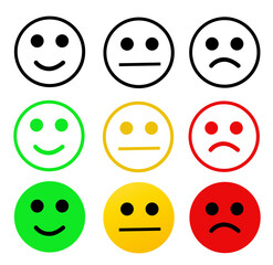 Modern laughing happy smile