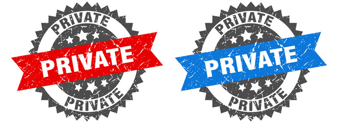 private band sign. private grunge stamp set