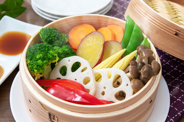 野菜のせいろ蒸し