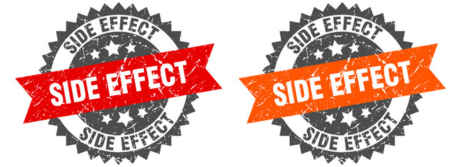 side effect band sign. side effect grunge stamp set