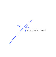 Initial Ya beauty monogram and elegant logo design