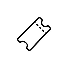 tiket vector icon 