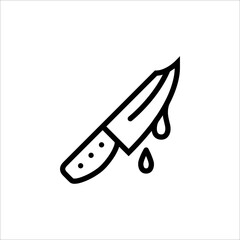knife with blood