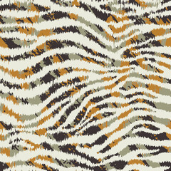 Abstract Animal Skin Print with brush stroke art 