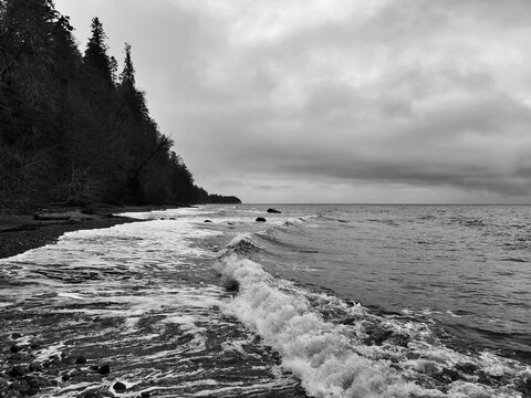 beach and rocks