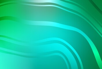 Light Green vector blurred bright pattern.