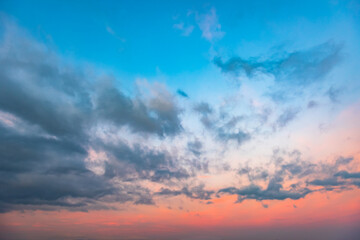 Fototapeta na wymiar Beautiful colorful morning sky background