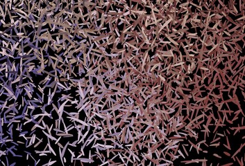 Dark Purple, Pink vector background with stright stripes.