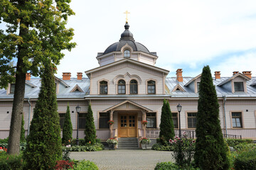 Fototapeta na wymiar Monastery building on Valaam island