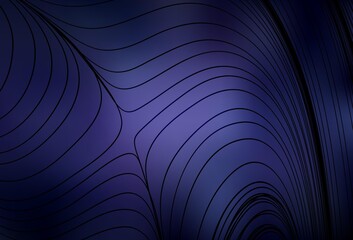 Dark Purple vector template with wry lines.