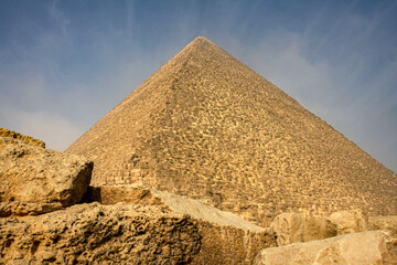 Cheops Pyramide in Gizeh, Ägypten