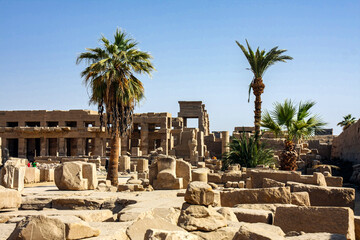 Tempelanlage von Karnak in Luxor, Ägypten