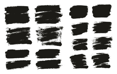 Round Sponge Thin Artist Brush Short Background Mix High Detail Abstract Vector Background Mix Set 