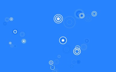 Light Pink, Blue vector background with spots.