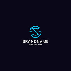 Letter S logo design template vector