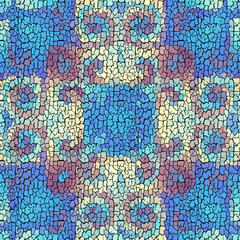 Seamless background pattern. Crackling grunge vintage surface. Vector image.