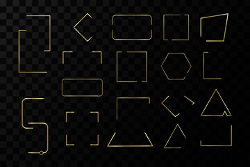 Quote box frame, big set. Quote box icon. Texting quote boxes. background. Vector illustration.