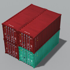 Fototapeta premium コンテナ Shipping Container