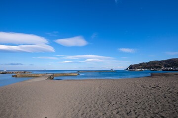 静岡県伊東市の砂浜