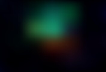 Dark Blue, Green vector blurred and colored pattern.
