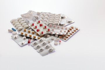 medication pills on the table