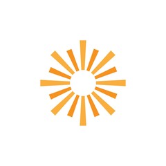 sun illustration logo