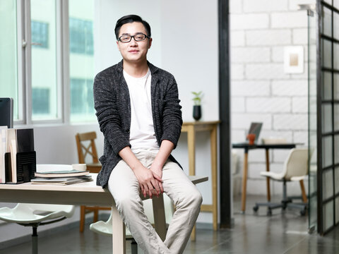 portrait of a young successful asian entrepreneurs