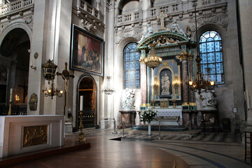 Obraz premium saint-paul-saint-louis church in paris in france