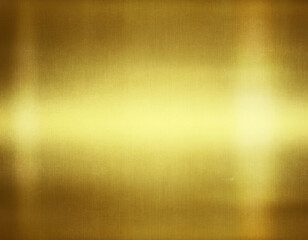Gold metal background or texture. Yellow steel plate.