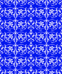 Vintage floral seamless pattern. Vector illustration.