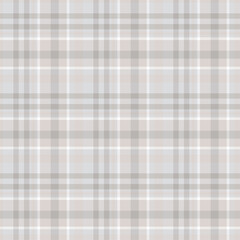 Plaid seamless pattern. Vector background of textile ornament. Flat fabric design.