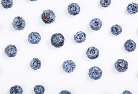 Blueberry. Fresh blueberries isolated on white background.
