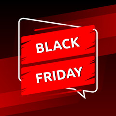 black friday sale with conlorful background