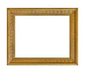 Old wooden picture frame