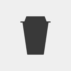 Coffee cup icon isolated on background. Hot drink symbol modern, simple, vector, icon for website design, mobile app, ui. Vector Illustration