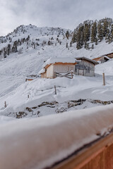 Winter in den Bergen