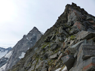 Berlin high path, Zillertal Alps in Tyrol, Austria