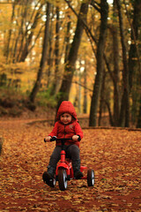 child riding a bike