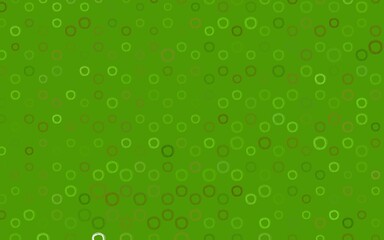 Fototapeta premium Light Green, Yellow vector layout with circle shapes.