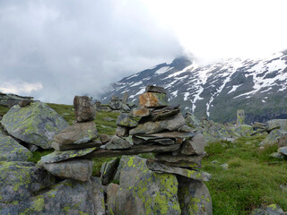 Berlin high path, Zillertal Alps in Tyrol, Austria