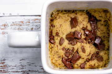Chocolate Chip Cookie In a Mug