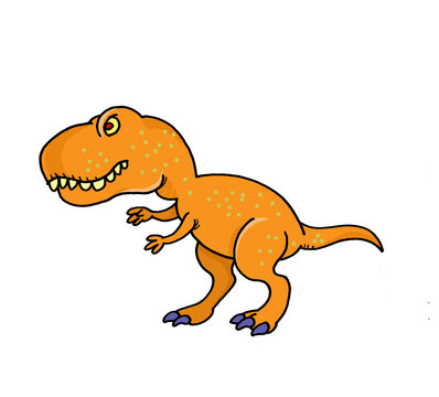 Jurassic World Epic Roarin' Tyrannosaurus Rex, cartoon illustration