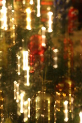 Obraz premium abstract Christmas tree background with copy space for your text