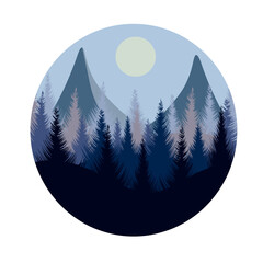 the mountain and the forest