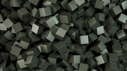 abstract 3d cubes background