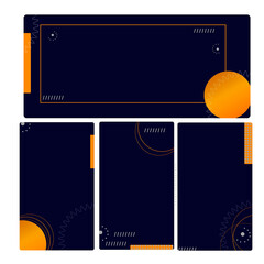 Infographic, vector illustration, template on a blue background